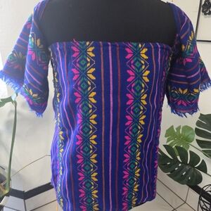 Colorful Patterned Women's Top
